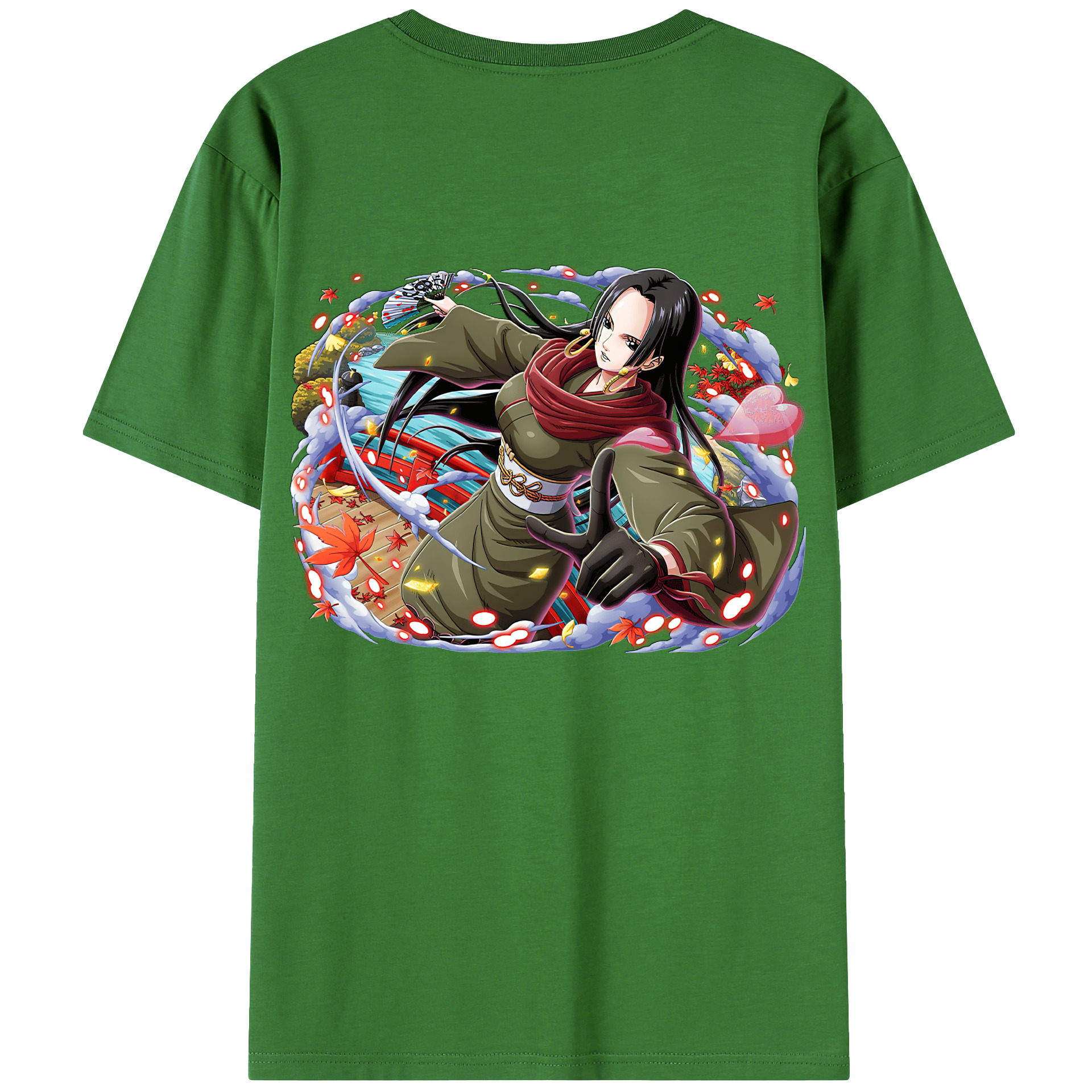 ワンピース ボア・ハンコック ONE PIECE Boa·Hancock レディース半袖Tシャツ(バックプリント)